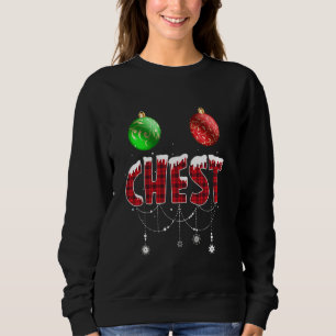 Sudadera Navidades de nueces de pecho coincidentes con cast