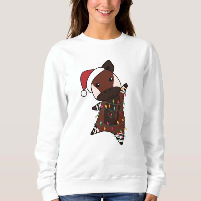 Sudadera Navidades de Okapi Nieve Animales De Invierno Okap (Anverso)