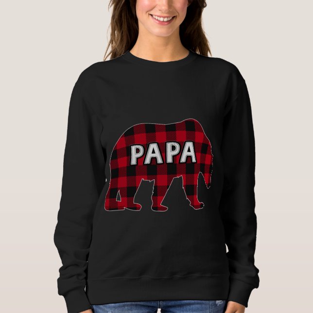 Sudadera Navidades De Oso De Buffalo Pajama Familias De Con (Anverso)
