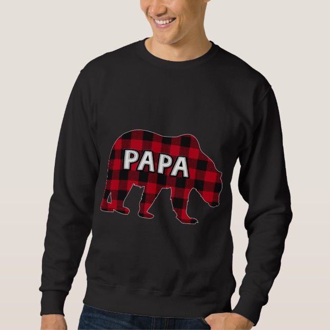 Sudadera Navidades De Oso De Buffalo Pajama Familias De Con (Anverso)