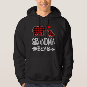 Sudadera Navidades De Oso De La Abuela Rojo De La Abuela Pa
