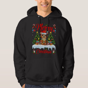 Sudadera Navidades de oso de navidad con mucho amor ilumina
