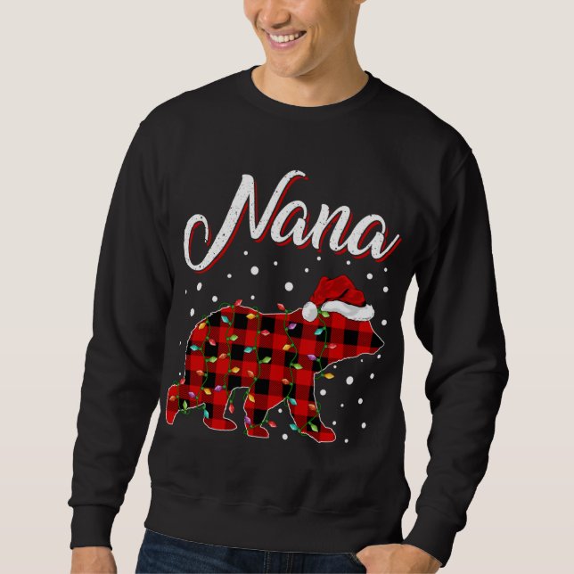 Sudadera Navidades de Oso Nana de Búfalo Funny Mating P (Anverso)