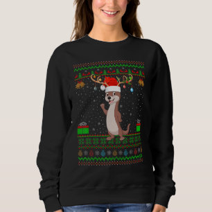 Sudadera Navidades de Otters Santa Matching Ugly Otters