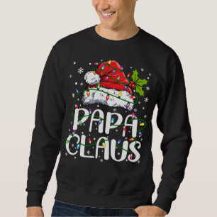 Sudadera Navidades de Papa Claus alumbran a la familia Paja