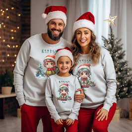 Sudadera Navidades de pareja familiares personalizados Elf