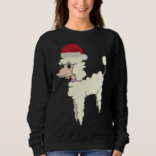 Sudadera Navidades de perro de caniche Regalos de vestuario