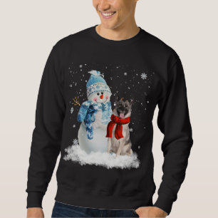 Sudadera Navidades de perro de Elkhound de Noruega Navidade