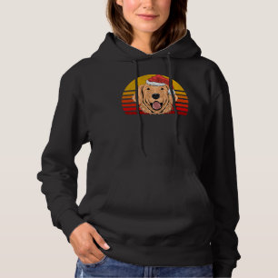 Sudadera Navidades de perro de Golden Retriever Retro