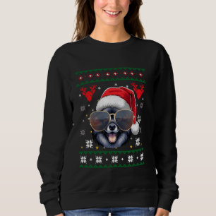 Sudadera Navidades de perro de Santa Keeshond