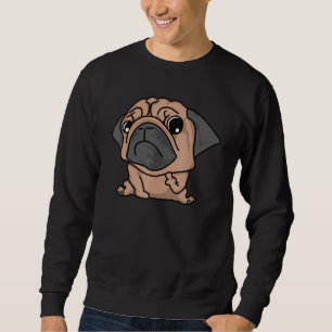 Sudadera Navidades de Perro Divertidos Finger Pug Funny