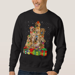 Sudadera Navidades de perros de Cute Golden Retriever
