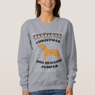 Sudadera Navidades de perros de Golden Retriever