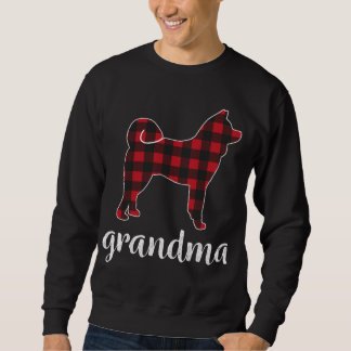 Sudadera Navidades de perros de la abuela roja Akita coinci