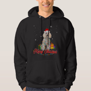 Sudadera Navidades de perros de poodle divertidos Santa Nav