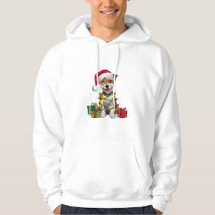 Sudadera Navidades de perros de Santa Hat Skye Terrier