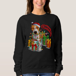 Sudadera Navidades de Pitbull Merry Pitmas Santa Claus