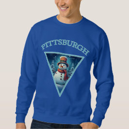 Sudadera Navidades de Pittsburgh Snowman