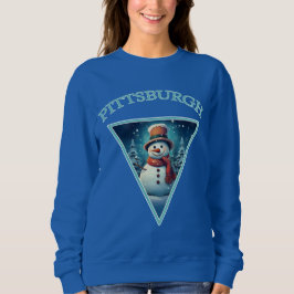 Sudadera Navidades de Pittsburgh Snowman
