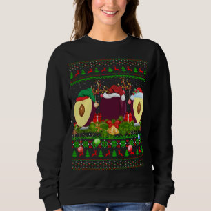 Sudadera Navidades de Plum Fruit Lover Xmas Santa Ugly Plum
