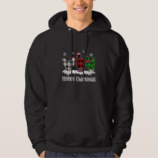 Sudadera Navidades de pollo de Feliz Navidad Santa Hat Xmas