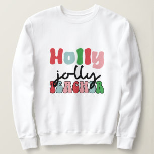 Sudadera Navidades de profesores de Holly jolly