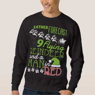 Sudadera Navidades de pronóstico meteorológico reno - Navid