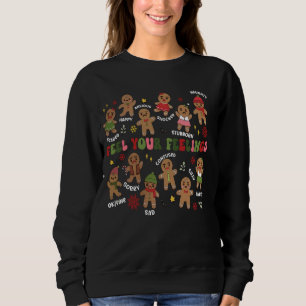 Sudadera Navidades de psicólogos escolares Gingerbread te s
