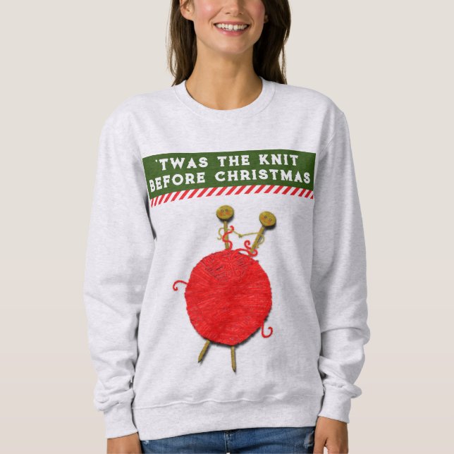 Sudadera Navidades de punto (Anverso)
