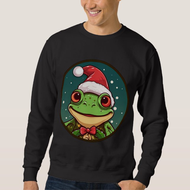 Sudadera Navidades de ranas (Anverso)