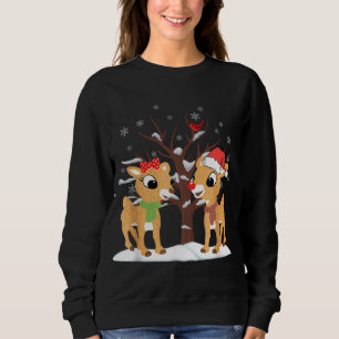 Sudadera Navidades de reno Rudolph y Clarice