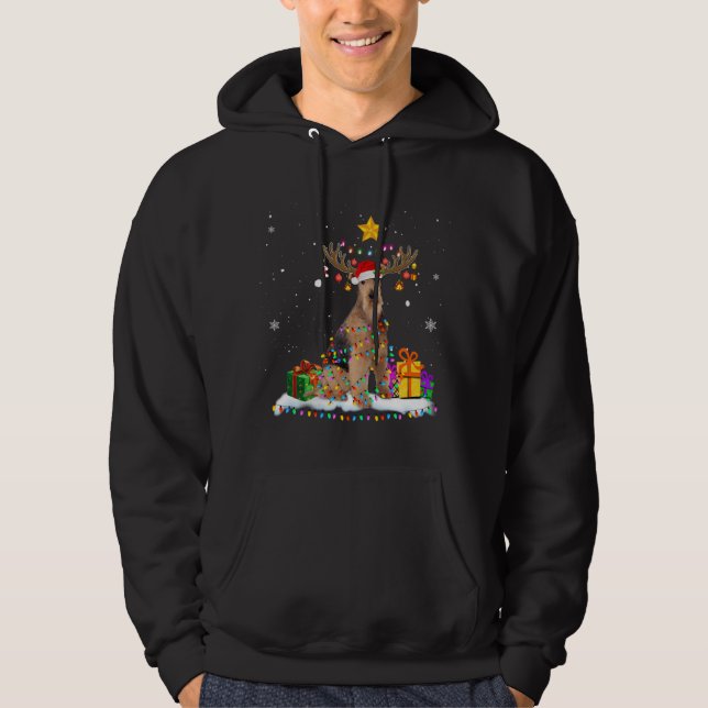 Sudadera Navidades de renos de Airedale Terrier Dog Navidad (Anverso)