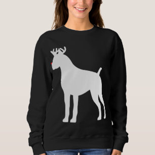 Sudadera Navidades de renos de Boxer Perro