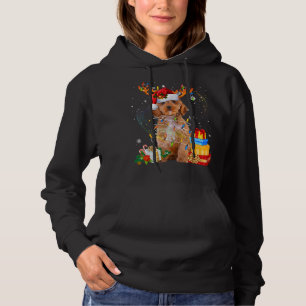 Sudadera Navidades de renos de Cockapoo iluminan divertidas