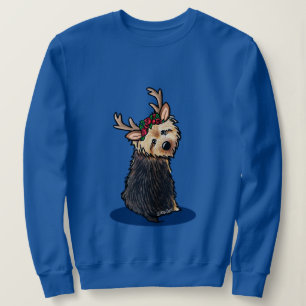Sudadera Navidades de renos de Norwich Terrier