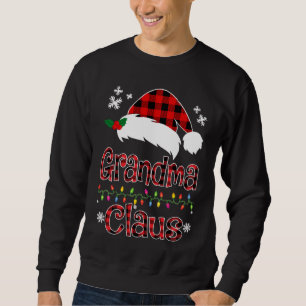 Sudadera Navidades de Santa Abuela Claus en familia