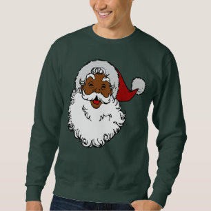 Sudadera navidades de santa claus de áfrica negra