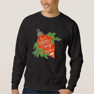 Sudadera Navidades de Santa Claus se burlan de idea de rega