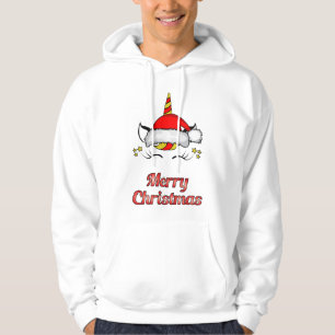 Sudadera Navidades de Santa Claus Unicorn se burlan de la i