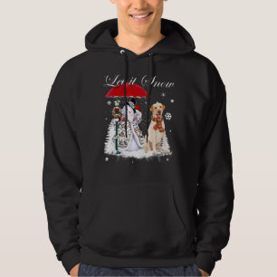 Sudadera Navidades de Santa Dog de Labrador Snowman Xma