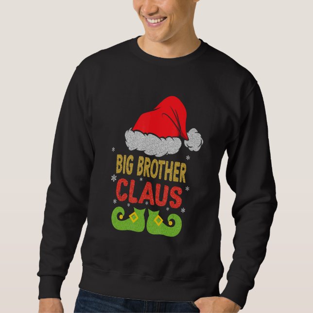 Sudadera Navidades de Santa Gran Hermano Claus en familia (Anverso)
