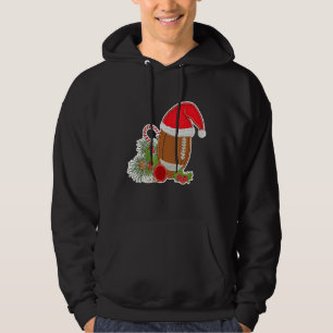 Sudadera Navidades de Santa Hat, reno de fútbol