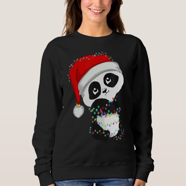 Sudadera Navidades de Santa Panda Lover Panda Chris (Anverso)