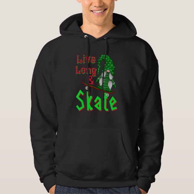 Sudadera Navidades de Santa Skateboard Skateboarding 3 (Anverso)