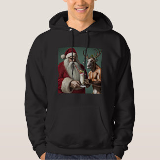 Sudadera Navidades de Santa y Krampus Hoodie
