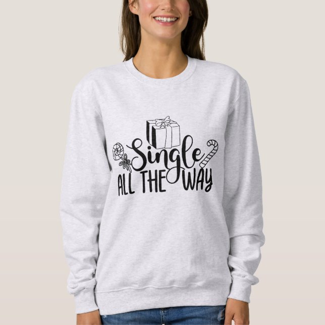 Sudadera Navidades de Single All Way (Anverso)