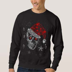 Sudadera Navidades de Skull Diamond Santa Hat