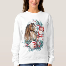Sudadera Navidades de snowman acuarela elegante