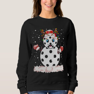 Sudadera Navidades de snowman de bolas de fútbol americano