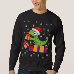 Sudadera Navidades de T-Rex dan a divertidos Navidades feos